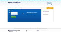 Desktop Screenshot of erejestracja.iczmp.edu.pl