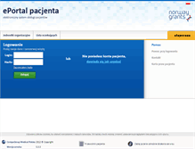 Tablet Screenshot of erejestracja.iczmp.edu.pl